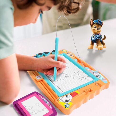 Lollipop Baby Shark 2 Pack Magnetic Drawing Board, One Large Board with 3 Stamps and Stylus Pen and One Travel Size Drawing Board, for Boys or Girls… in Saudi Arabia
