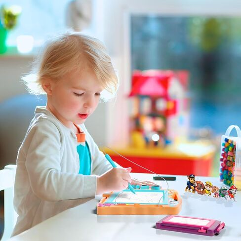 Lollipop Baby Shark 2 Pack Magnetic Drawing Board, One Large Board with 3 Stamps and Stylus Pen and One Travel Size Drawing Board, for Boys or Girls… in Saudi Arabia