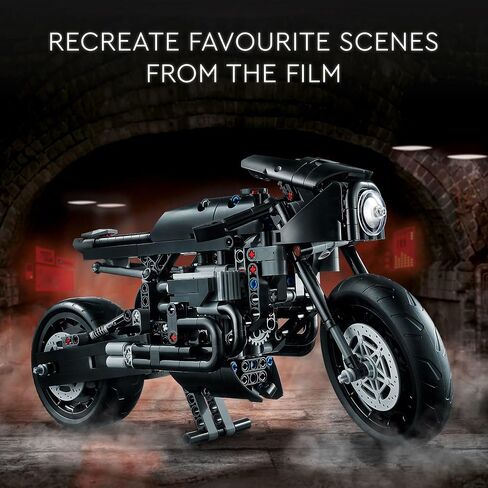 LEGO Technic The Batman – BATCYCLE Set 42155, Collectible Toy Motorcycle, Scale Model Building Kit of The Iconic Super Hero Bike from 2022 Movie in Saudi Arabia