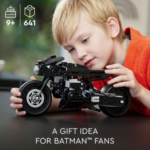 LEGO Technic The Batman – BATCYCLE Set 42155, Collectible Toy Motorcycle, Scale Model Building Kit of The Iconic Super Hero Bike from 2022 Movie in Saudi Arabia