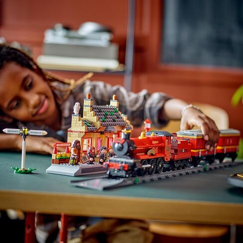 LEGO Harry Potter Hogwarts Express & Hogsmeade Station 76423 Building Toy Set; Harry Potter Gift Idea for Fans Aged 8+; Features a Buildable Train, Tracks, Ticket Office and 8 Harry Potter Minifigures in Saudi Arabia
