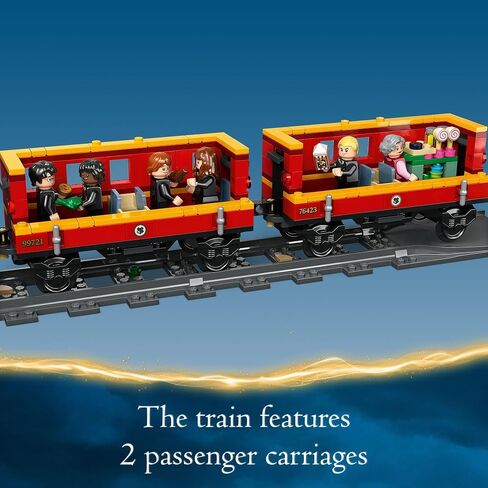 LEGO Harry Potter Hogwarts Express & Hogsmeade Station 76423 Building Toy Set; Harry Potter Gift Idea for Fans Aged 8+; Features a Buildable Train, Tracks, Ticket Office and 8 Harry Potter Minifigures in Saudi Arabia
