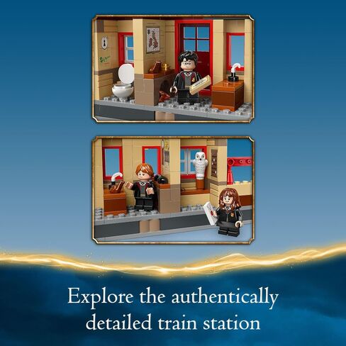 LEGO Harry Potter Hogwarts Express & Hogsmeade Station 76423 Building Toy Set; Harry Potter Gift Idea for Fans Aged 8+; Features a Buildable Train, Tracks, Ticket Office and 8 Harry Potter Minifigures in Saudi Arabia
