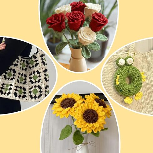 UzecPk 62PCS Yarn Needles Set, Knitting Accessories Kit, Big Eye Blunt Needles Kit with Bent Tapestry Needle Plastic Knitting Sewing Weaving Needle Stitch Markers for Crochet Sewing in Kuwait