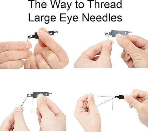 Large Eye Blunt Sewing Needles - 20 Pcs Tapestry Stainless Steel Knitting Needles Size 16, 18, 20, 22 for Crochet and Other Projects in Kuwait