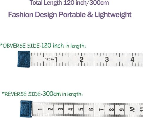 Tape Measure Measuring Tape for Body Tailor Cloth Fabric Sewing Knitting Craft Weight Loss Measurements Retractable 60-inch 1.5 Meter Push Button Dual Sided Tape Measure in Kuwait