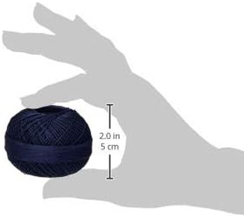 Handy Hands Lizbeth Premium Cotton Thread, Size 40, Navy Blue,HH40654 in Saudi Arabia