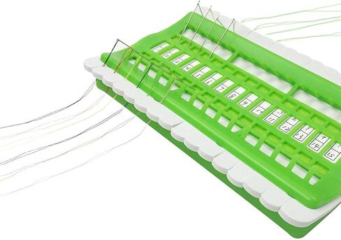 منظم خيط تنظيف الأسنان عبر الغرز، عدة خيط تطريز، بطاقة مشروع 30 موضعًا، حامل دبابيس إبرة الخياطة، ملحقات الأدوات اليدوية - وردي in Kuwait