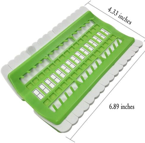 منظم خيط تنظيف الأسنان عبر الغرز، عدة خيط تطريز، بطاقة مشروع 30 موضعًا، حامل دبابيس إبرة الخياطة، ملحقات الأدوات اليدوية - وردي in Kuwait