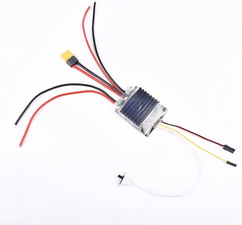 KINGMODEL 40AX2 Dual Way Bidirectional Brushed Electric Speed Controller Mixed Control Brushled 40A ESC 6-15V for Crawler DIY RC Tank Boat Difference Models XT60 Plug in Kuwait