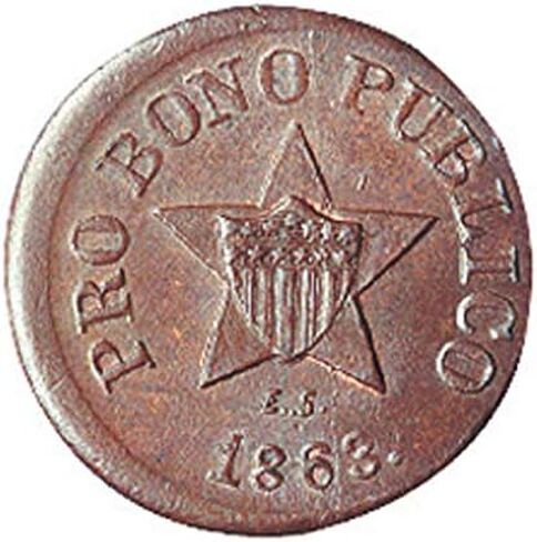 American Coin Treasures Genuine Historical Civil War Token in Saudi Arabia