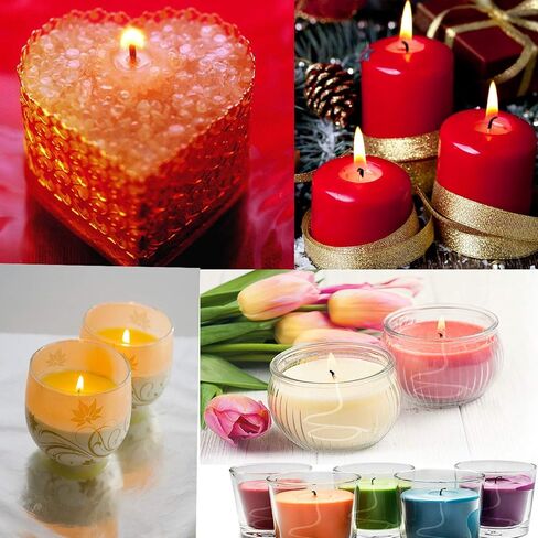 Cotton Candle Wicks Roll: 100% Natural 200 Feet Long Square Braided Candle-Making Wick String Thread Spool Smokeless Twine Set for Soy, Beeswax & Oil Kit Supplies DIY Accessories Xmas Gift in Kuwait
