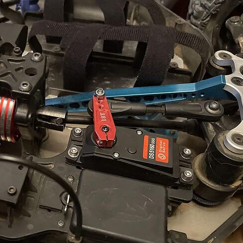 Wishiot DS5160SSG 60kg Servo Motor 180 Degree RC Car Digital Servo Large Torque High Speed Waterproof Servo Metal Gear with 18T Aluminum Servo Arm for Crawler Baja Cars Robotics DIY Projects in Saudi Arabia