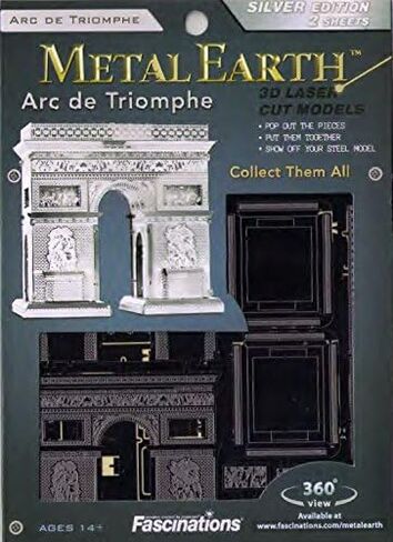 Fascinations Metal Earth Arc De Triomphe 3D Metal Model Kit in Saudi Arabia