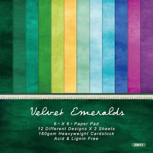 Scrapbook Paper Pad 6"×6", 24 Sheets Scrapbooking Supplies Paper, Patterned Cardstock Paper for Card Making Scrapbook Decoration, Retro Cardstock DIY Paper Craft Supplies, Junk Journal Craft Paper in Kuwait