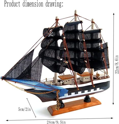 ليزدباي نموذج قارب شراعي لسطح المكتب والاثاث المنزلي in Kuwait