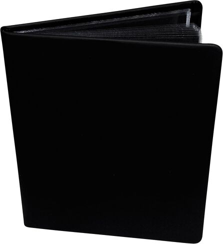 كتاب محفظة متجر النماذج (20 صفحة لـ 40 مشاهدة) (سكوبا سوداء، 9 × 12 بوصة) in Saudi Arabia