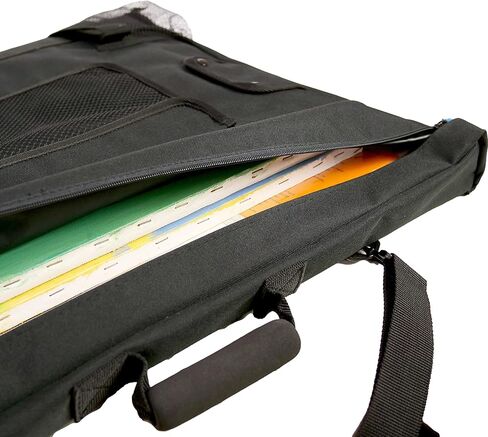 حقيبة فنية قابلة للتحويل من فلورنس مقاس 20 انش × 26 انش مع احزمة شنطة ظهر، حافظة مربعة على شكل حرف T، حامل فرشاة، حامل انبوب ومقبض اسفنجي in Kuwait