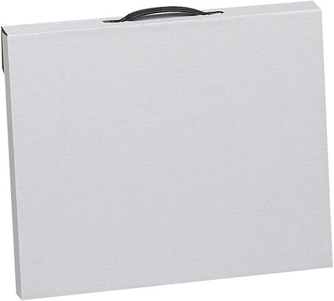 Flipside Art Portfolio Storage Case, Corrugated, 20 x 26 Inches, White in Saudi Arabia