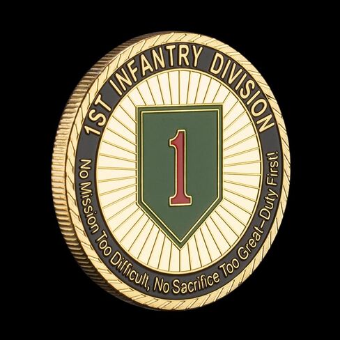 عملة تحدي فرقة المشاة الأولى للجيش الأمريكي لعام 1775 in Kuwait