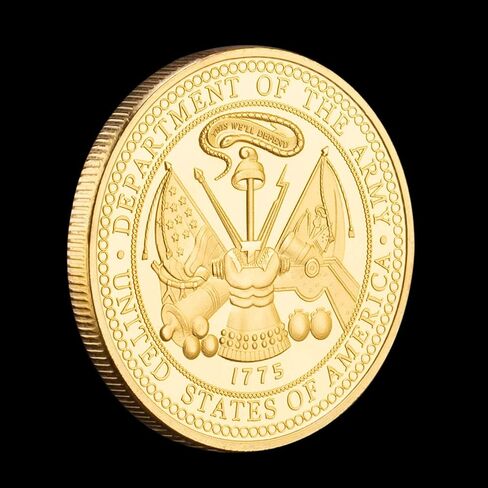 عملة تحدي فرقة المشاة الأولى للجيش الأمريكي لعام 1775 in Kuwait