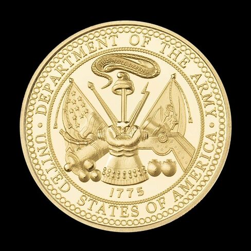 عملة تحدي فرقة المشاة الأولى للجيش الأمريكي لعام 1775 in Kuwait