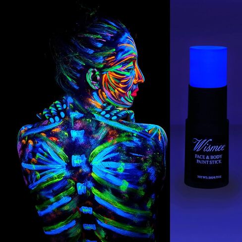 Ogre Green Face Paint Stick, Green Eye Black Stick for Sports, Shrek Costume Gamora Witch Face Paint High Pigmented Paint for Halloween Special Effect Sfx Makeup in Kuwait