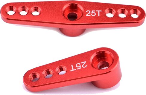 25T ذراع مؤازر من الألومنيوم بوق مؤازر أذرع توجيه لـ Futaba Savox Power HD HSP MG995 MG996 محرك سيرفو 1/8 1/10 RC سيارة شاحنة in Kuwait