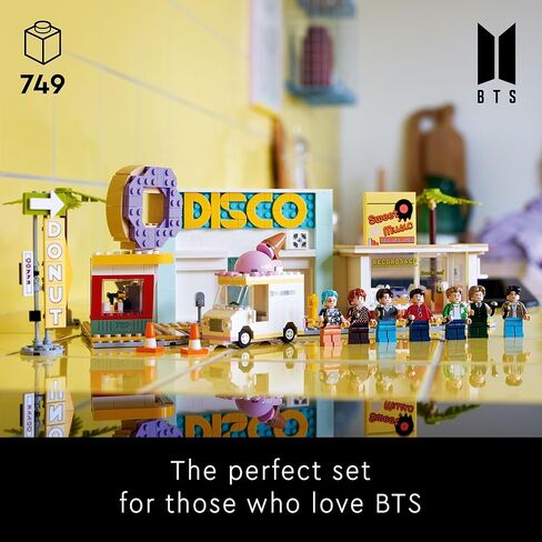 LEGO Ideas BTS Dynamite 21339 Model Kit for Adults, Gift Idea for BTS Fun with 7 Minifigures of The Famous K-pop Band, Features RM, Jin, SUGA, j-Hope, Jimin, V and Jung Kook in Saudi Arabia
