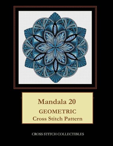 Mandala 20: Geometric Cross Stitch Pattern in Saudi Arabia