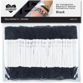 Choose Friendship, My Friendship Bracelet Maker Red Expansion Pack, 100 Pre-Cut Threads (Embroidery Floss)