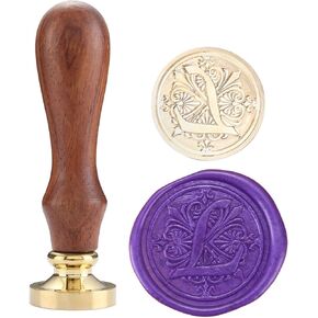 Classic Wooden Letter P Alphabet Letter Initial Wax Classic Sealing Wax Seal Stamp