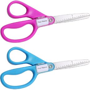 Stanley Minnow 5-Inch Pointed Tip Kids Scissors, 8 Pack, Assorted Colors (SCI5PT-8PK)