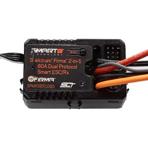 Spektrum SMART Firma 2 in 1-60A BR Smart ESC/Dual Protocol RX, SPMXSER1060 in Kuwait