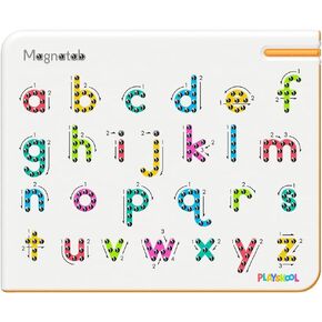 Magnatab Playskool a to z Lowercase — Magnetic Board Toy Letter Tracing for Toddlers Learning and Sensory Drawing — for Kids Ages 3 and Up