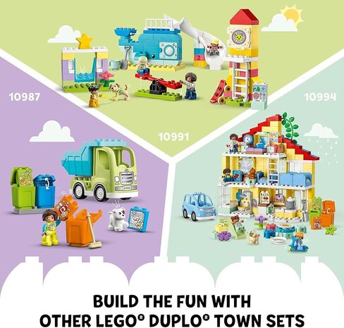 مجموعة ألعاب البناء التعليمية STEM 10988 من LEGO DUPLO Town Bus Ride للأطفال في مرحلة ما قبل المدرسة، والأولاد والبنات من عمر عامين فما فوق، والتعلم عن ركوب الحافلة إلى الرعاية النهارية وتكوين الأصدقاء in Saudi Arabia