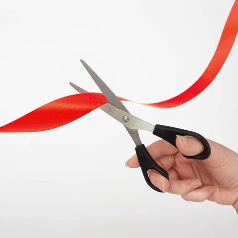 مقص أمان بلا حافة من أفاروسا للأطفال ومدرسة الصف المدرسي والأطفال ومقص أمان غير حاد للفصول الدراسية ولوازم الحرف اليدوية والفنون المدرسية، 15.24 سم، ألوان متنوعة، عبوة من 12 قطعة. in Kuwait