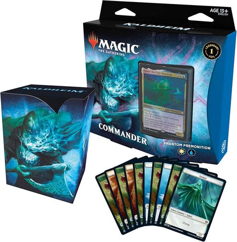 Magic The Gathering Kaldheim Commander Deck – Phantom Premonition | 100 Card Ready-to-Play Deck | Blue-White in Saudi Arabia