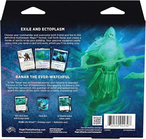 Magic The Gathering Kaldheim Commander Deck – Phantom Premonition | 100 Card Ready-to-Play Deck | Blue-White in Saudi Arabia