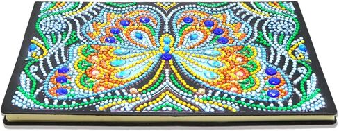 DCIDBEI 2-Pack دفاتر الرسم الماسي، مجموعات الرسم الماسي للنساء البالغات، 5D DIY Mandala Journal Notebook دفتر رسم للرسم in Kuwait