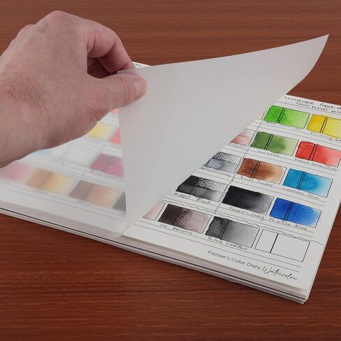 مذكرات ملونة للرسامين من HG Art Concepts - كتاب سواتش ملون خالٍ من الأحماض مقاس 9 × 12 بوصة مع 10 صفحات للألوان المائية والوسائط المختلطة - 20 عبوة in Kuwait