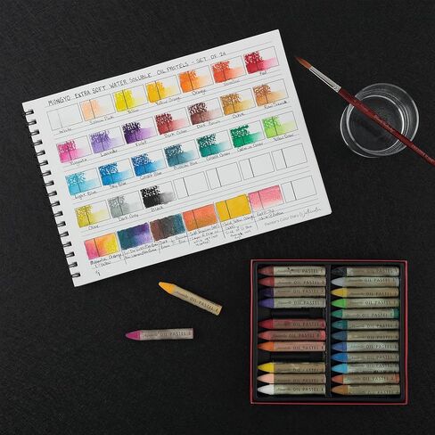 مذكرات ملونة للرسامين من HG Art Concepts - كتاب سواتش ملون خالٍ من الأحماض مقاس 9 × 12 بوصة مع 10 صفحات للألوان المائية والوسائط المختلطة - 20 عبوة in Kuwait