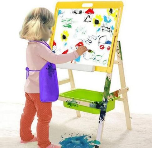 12 قطعة من مآزر الرسم للأطفال، 12 لونًا من مآزر قماش الفنانين الأطفال غير المنسوجة للاستعمال مرة واحدة وقابلة للتعديل للمطبخ والفصول الدراسية والمناسبات المجتمعية والحرف اليدوية ونشاط الرسم الفني in Kuwait