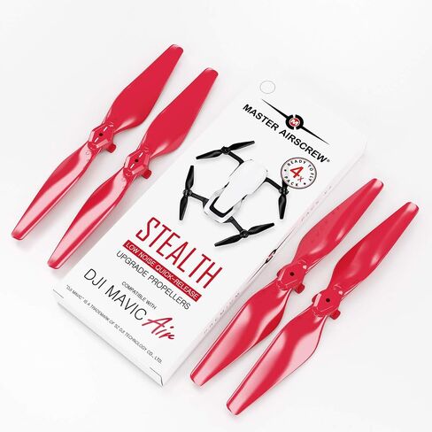 Master Airscrew Stealth Propellers for DJI Mavic Air - Black, 4 pcs in Saudi Arabia