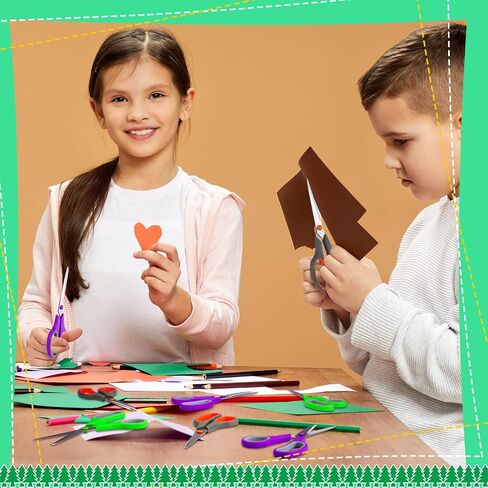 30 Pcs Operation Christmas Scissors Bulk 8.5" School Multipurpose Scissors Right and Left Handed Scissors for Kids Student Teacher Classroom DIY Craft Christian Charity Donation Supplies in Saudi Arabia