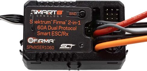 Spektrum SMART Firma 2 in 1-60A BR Smart ESC/Dual Protocol RX, SPMXSER1060 in Saudi Arabia