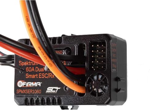 Spektrum SMART Firma 2 in 1-60A BR Smart ESC/Dual Protocol RX, SPMXSER1060 in Saudi Arabia
