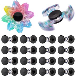 NiArt Fidget Finger Spinner DIY Epoxy Resin Casting Silicone Mold Kit 5 Molds with 10 Bearings Set, Stress Reliever Hand Fidget Toy Gift for Kids and Adults Art Crafts Home Decorations Jewelry (Set A)