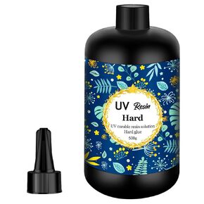 UV Resin 500g Transparent Ultraviolet Curing Clear Hard Type Resin, Solar Cure Resin for DIY UV Resin Jewelry Making in Kuwait