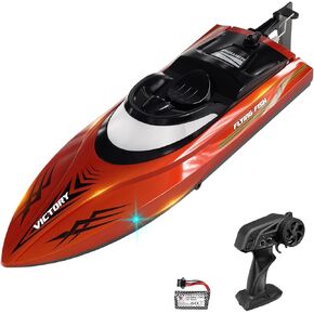 Remote Control Boat,2.4GHZ Brushless RC Racing Boats,25KM/H High Speed Electronic RC Boat for Kids&Adults(H1-RED) in Kuwait
